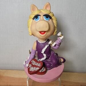 VINTAGE Bobble Dobbles Miss Piggy Bobblehead (2002)